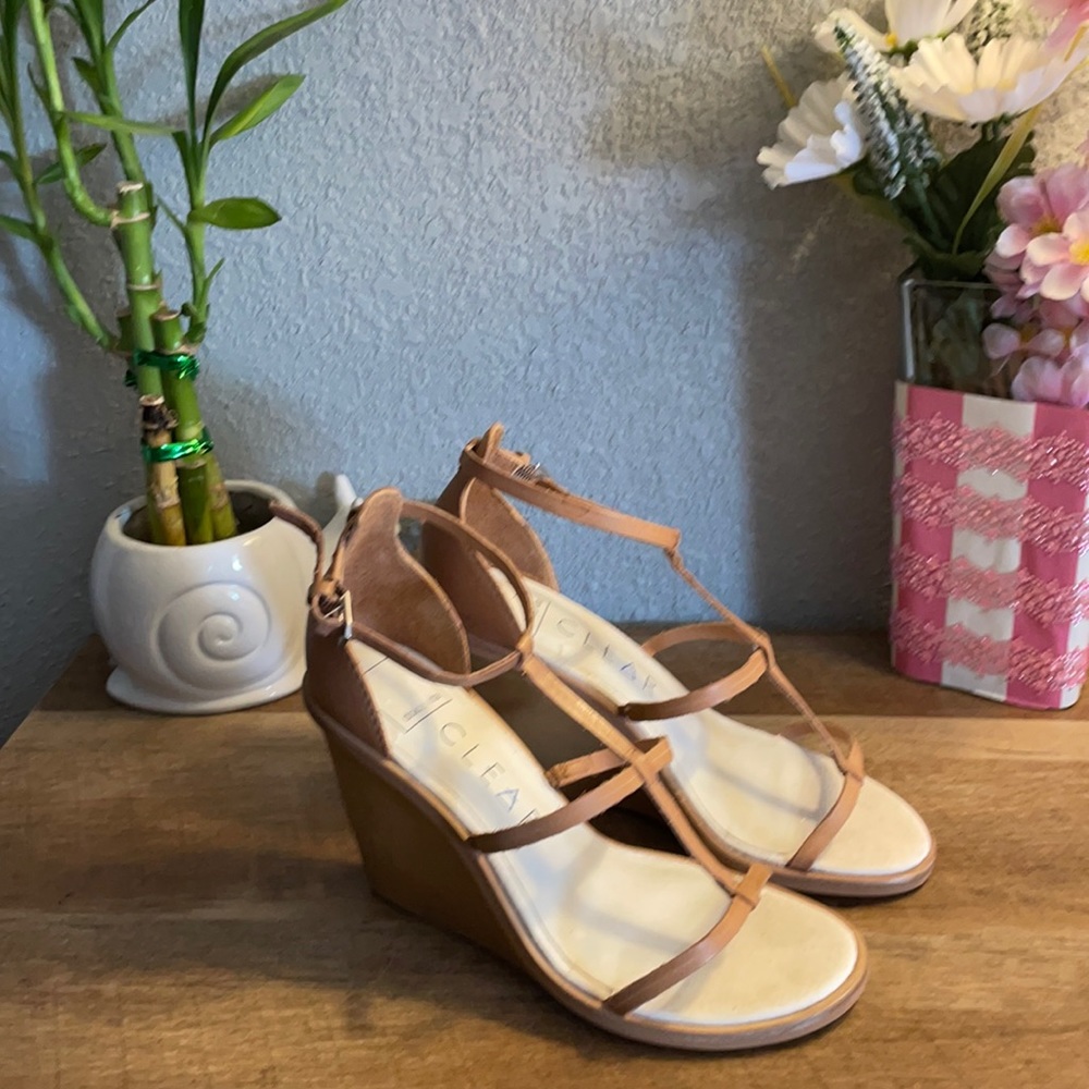 Dolce Vita Clear Wedge Sandals